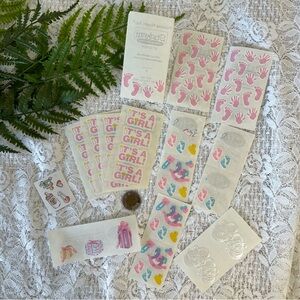 Lot of Vintage 90’s It’s a Girl Baby Shower Stickers